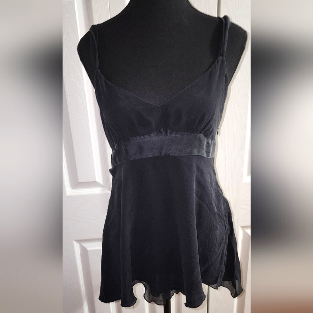 Asymmetrical flowy tank top